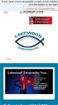Mobile Screenshot of lakewoodchiropracticjax.com